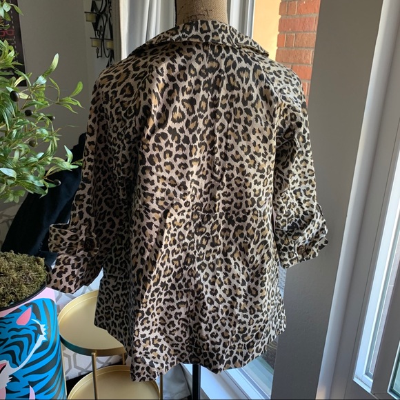 Forever 21 leopard pea coat - Picture 9 of 9